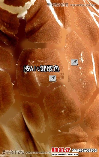 Photoshop创意设计给自己熨衣服的长颈鹿