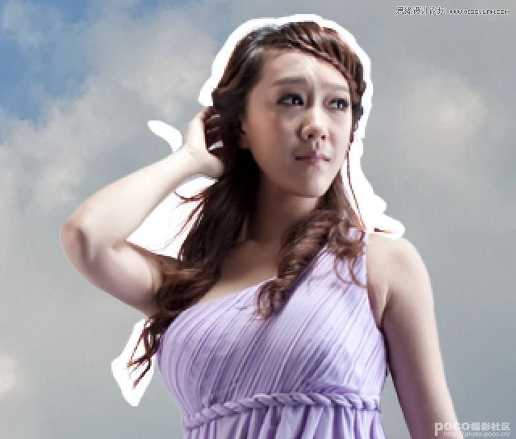 Photoshop合成希腊女神写真场景