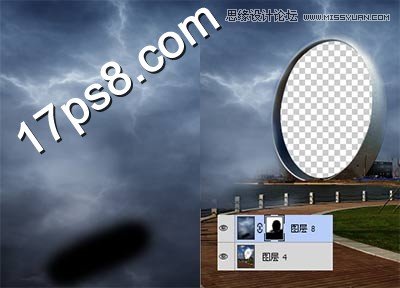 Photoshop合成科技场景下的生命之环