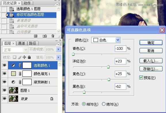 Photoshop调出美女照片暗夜精灵效果