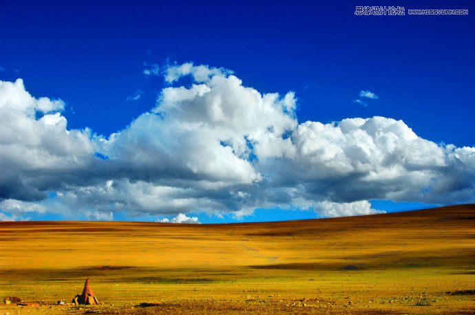 Photohsop调出风景照片唯美清新壁纸