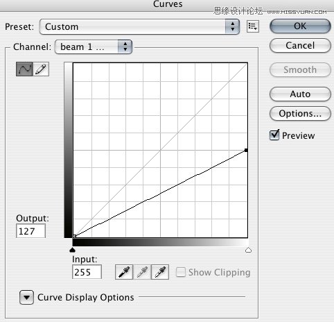 Photoshop给图片添加穿透云层的光线