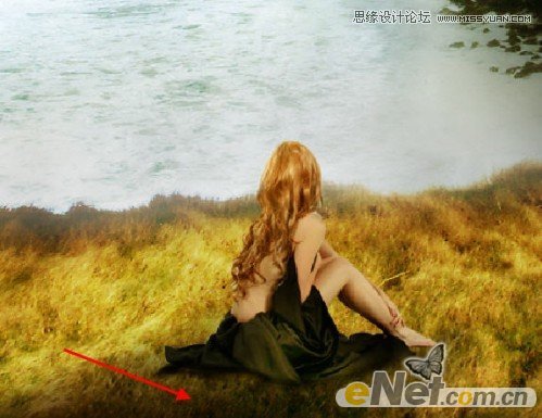 Photoshop合成哑光海景古迹遗址场景