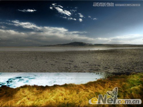 Photoshop合成哑光海景古迹遗址场景
