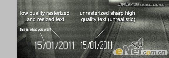 Photoshop制作黑白摄像头效果