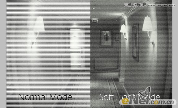 Photoshop制作黑白摄像头效果