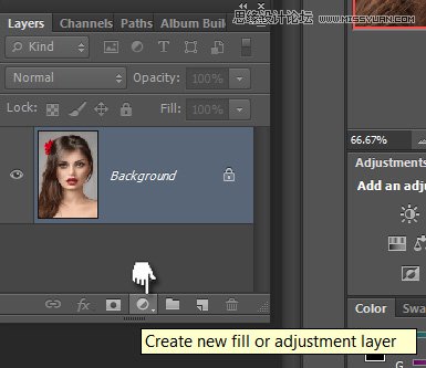 Photoshop CS6制作美女奶油白色肤色效果