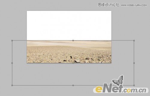 Photoshop制作沙漠中的钢筋立体字教程