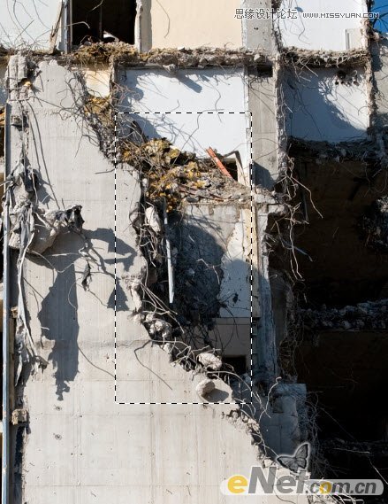 Photoshop制作沙漠中的钢筋立体字教程