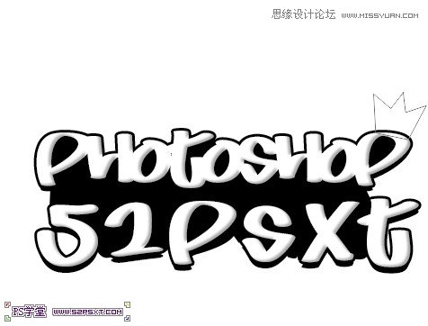 Photoshop简单方法制作涂鸦海报字体教程
