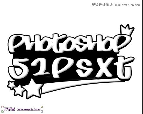 Photoshop简单方法制作涂鸦海报字体教程