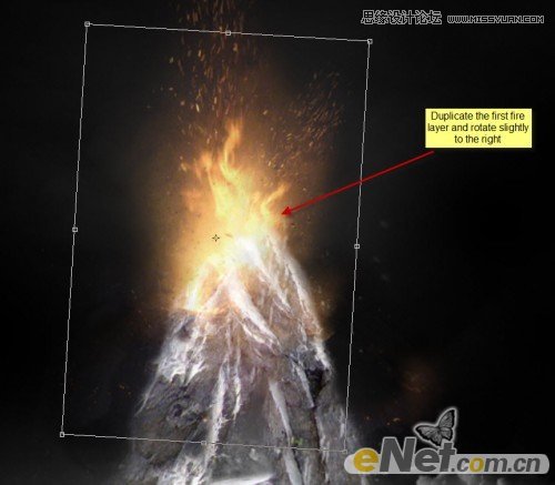 Photoshop制作火山爆发效果的字体教程