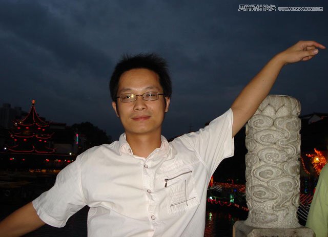 Photoshop简单的处理反光数码人像照片