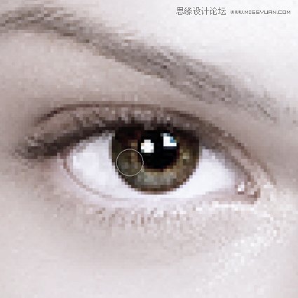 Photoshop调出国外美女照片白发柔美效果