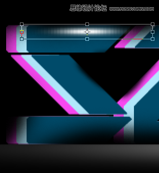 Photoshop设计光彩斑斓的立体字教程