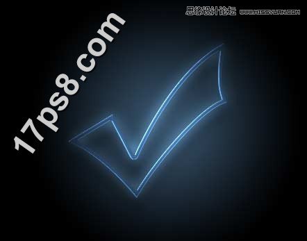 Photoshop制作塑料效果的霓虹字教程