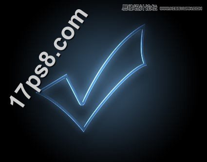 Photoshop制作塑料效果的霓虹字教程