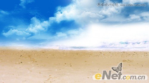 Photoshop设计趴在山间的女孩另类幻想场景