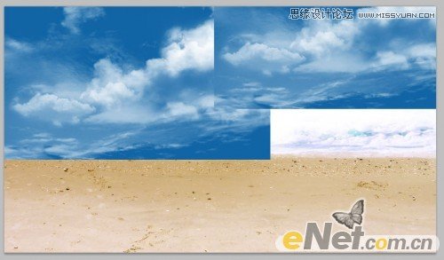 Photoshop设计趴在山间的女孩另类幻想场景