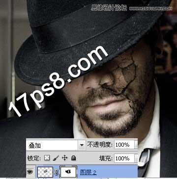 Photoshop合成恐怖效果的骷髅僵尸
