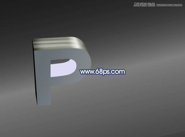 Photoshop制作大气质感的立体字教程