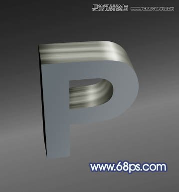 Photoshop制作大气质感的立体字教程