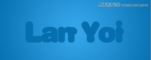 Photoshop制作哆啦A梦卡通艺术字教程