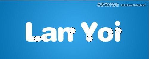 Photoshop制作哆啦A梦卡通艺术字教程