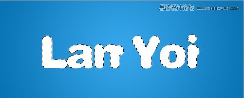 Photoshop制作哆啦A梦卡通艺术字教程