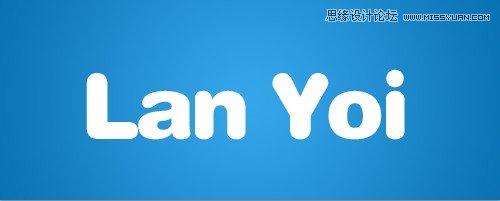Photoshop制作哆啦A梦卡通艺术字教程