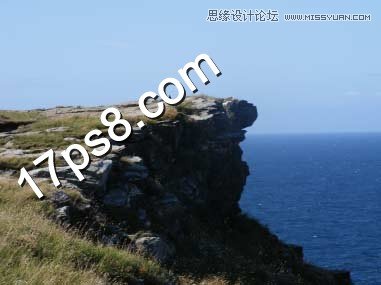 Photoshop合成跳崖轻生的千里马教程