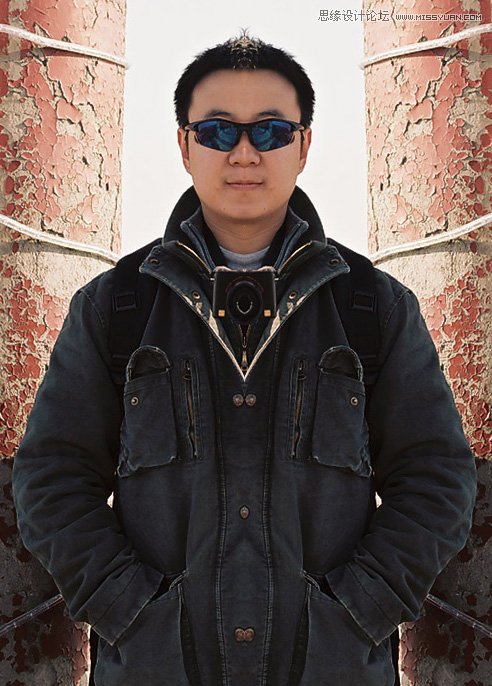 Photoshop简单制作对称照片新手教程