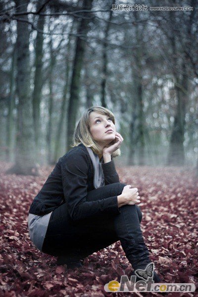 Photoshop打造漂亮的欧美版暗夜精灵效果