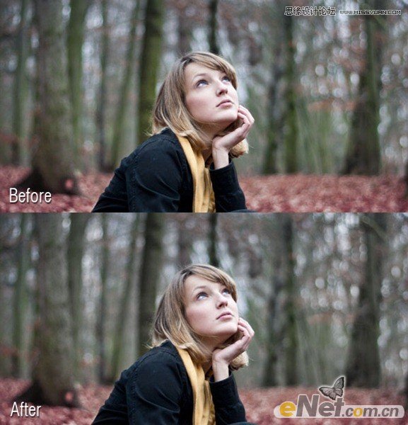 Photoshop打造漂亮的欧美版暗夜精灵效果