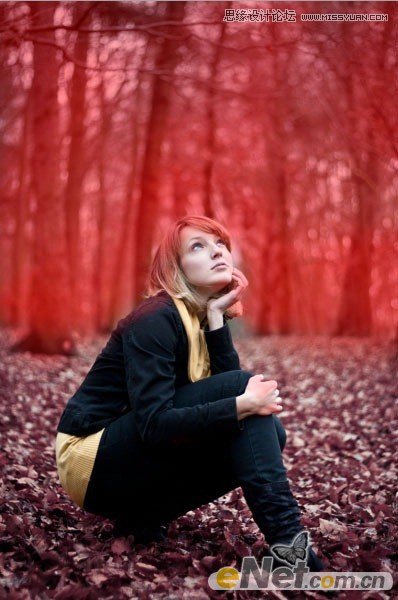 Photoshop打造漂亮的欧美版暗夜精灵效果