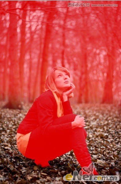 Photoshop打造漂亮的欧美版暗夜精灵效果