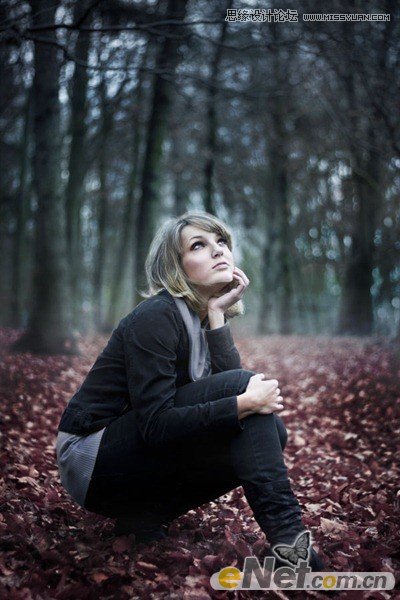 Photoshop打造漂亮的欧美版暗夜精灵效果