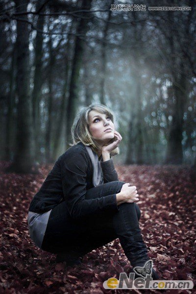 Photoshop打造漂亮的欧美版暗夜精灵效果