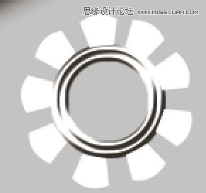 Photoshop制作红色复古金边链坠字效果