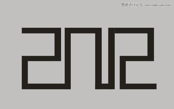 Photoshop制作红色复古金边链坠字效果