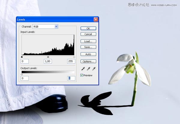 Photoshop合成纯白的超现实人像教程