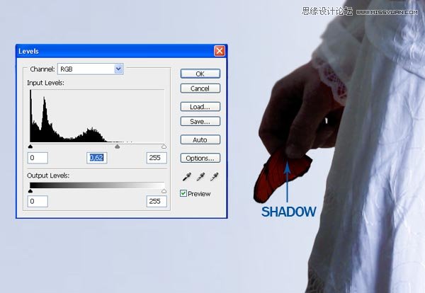 Photoshop合成纯白的超现实人像教程