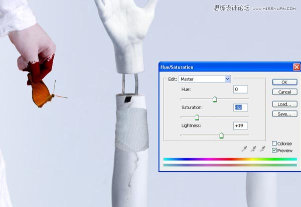 Photoshop合成纯白的超现实人像教程