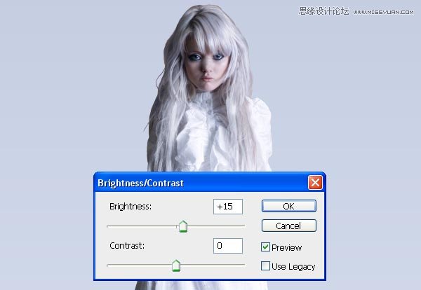 Photoshop合成纯白的超现实人像教程