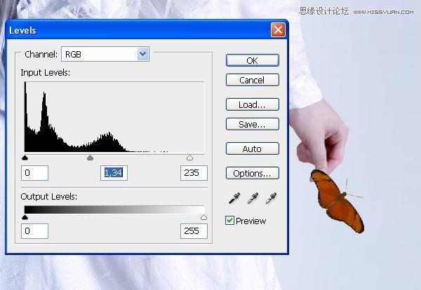Photoshop合成纯白的超现实人像教程