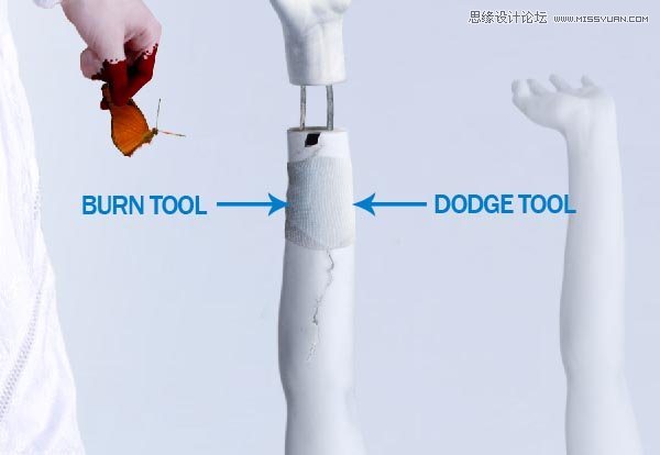 Photoshop合成纯白的超现实人像教程