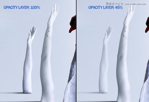 Photoshop合成纯白的超现实人像教程