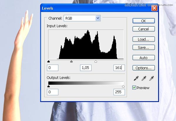 Photoshop合成纯白的超现实人像教程