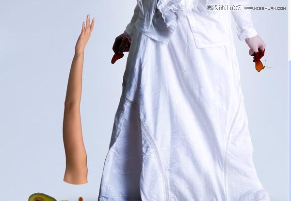 Photoshop合成纯白的超现实人像教程