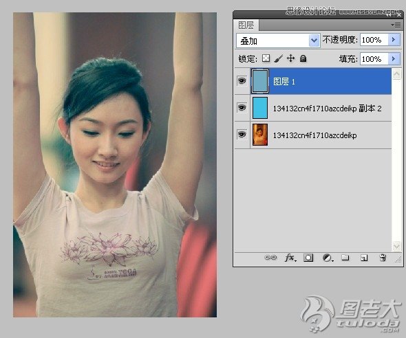 Photoshop巧用平均模糊法纠正偏色照片实例